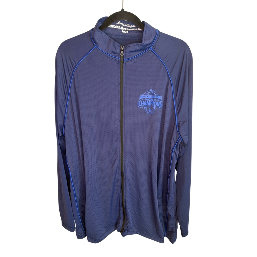 Los Angeles Dodgers World Champions Healthcare Appreciation Night Zip Jacket XL